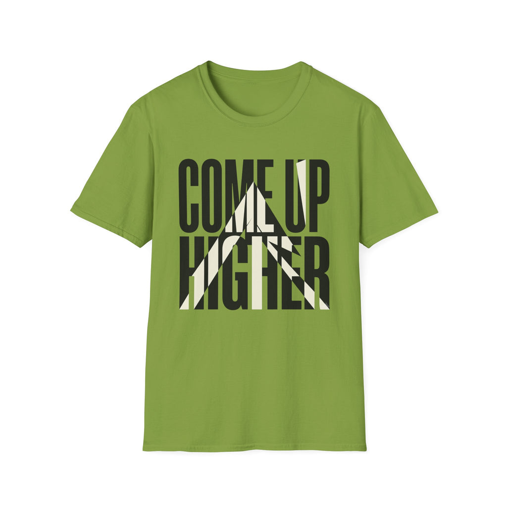 Come Up Higher - black and white T-shirt